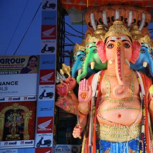 Khairatabad’s 69-Foot Ganesh Idol Welcomes Devotees