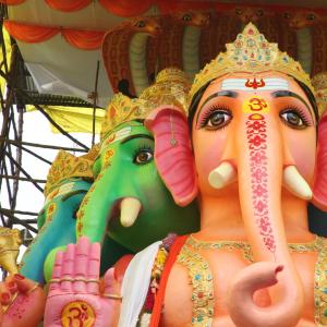 Khairatabad’s 69-Foot Ganesh Idol Welcomes Devotees