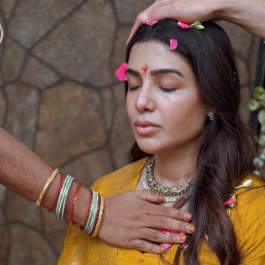 Samantha’s Sacred Baby Shower at Isha Foundation