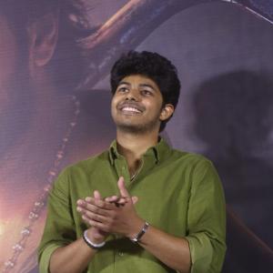 Jason Sanjay Makes a Charming Appearance in Green