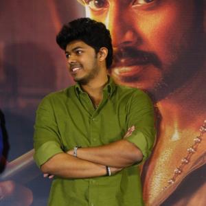 Jason Sanjay Makes a Charming Appearance in Green