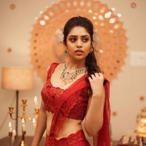 Bandhavi Sridhar Dazzles in Festive Ethnic Style