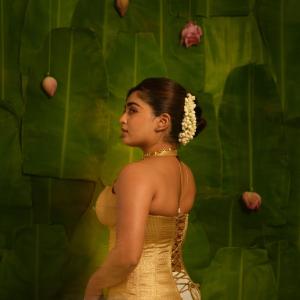 Gouri G Kishan Captivates in South Indian Festive Style