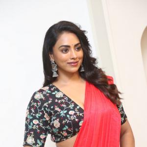 Kamakshi Bhaskarla Looks Radiant in Red