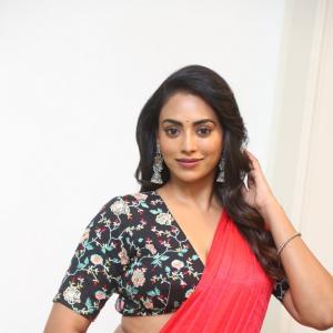 Kamakshi Bhaskarla Looks Radiant in Red