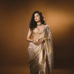 Mithila Palkar’s Striking Saree Portrait