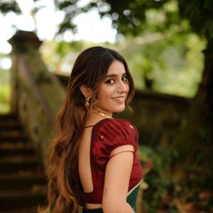 Priya Prakash Varrier Adds Charm To A Classic Saree Look