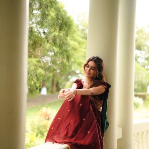 Priya Prakash Varrier Adds Charm To A Classic Saree Look