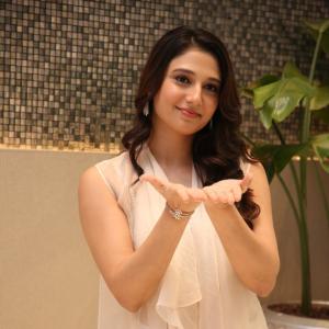 Ritika Nayak Looks Elegant in a White Embellished Outfit