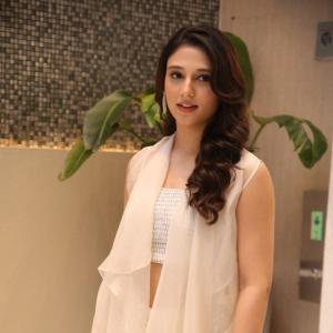 Ritika Nayak Looks Elegant in a White Embellished Outfit