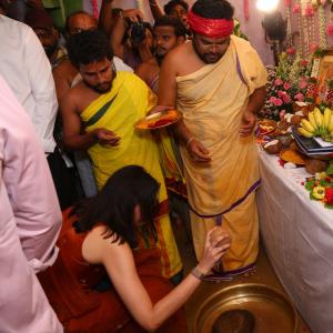 Ravi Teja’s Thulabharam Gets a Pooja Launch in Hyderabad