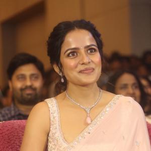 Vaishnavi Chaitanya Stuns in an Embellished Pink Saree