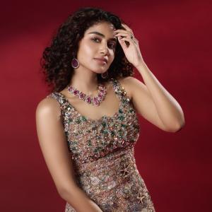 Anupama Parameswaran Stuns in a Sparkling Embellished Gown