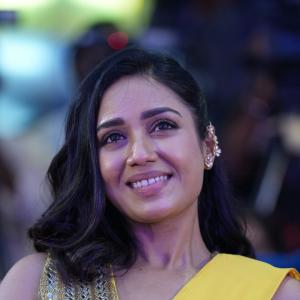 Nivetha Pethuraj Looks Radiant in Stylish Saree Photos