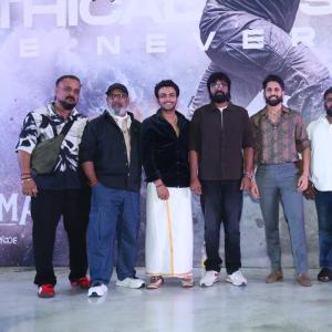 Naga Chaitanya Unveils Vrushakarma Movie Glimpse at Mumbai Event