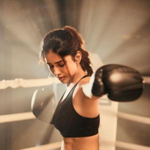 Intense Boxing Workout of Actress Nabha Natesh