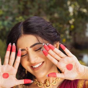 Traditional Elegance of Actress Rashi Singh in a Saree