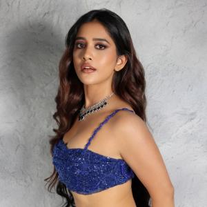 Nabha Natesh Stunning in Royal Blue Outfit with Modern Glamour