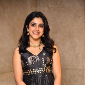 Actress Meenakshi Timeless Elegance in a Beautiful Black Dress