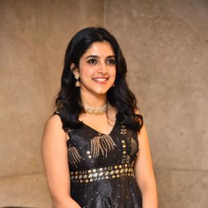 Actress Meenakshi Timeless Elegance in a Beautiful Black Dress