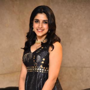 Actress Meenakshi Timeless Elegance in a Beautiful Black Dress