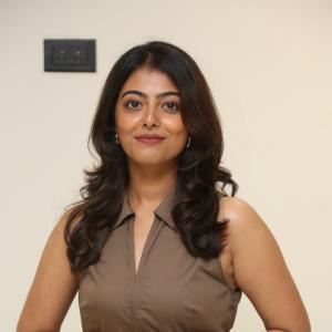 Fashionable Actress Merin Philip Poses with Confidence in Modern Style