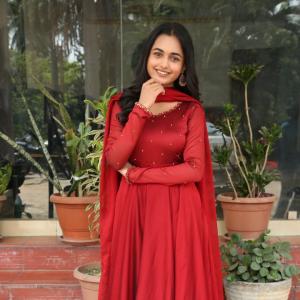 Actress Smeha Beautiful Ethnic Look with Timeless Elegance