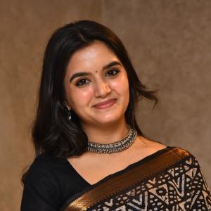 Beautiful Portrait of Actress Priyanshi in Traditional Indian Saree