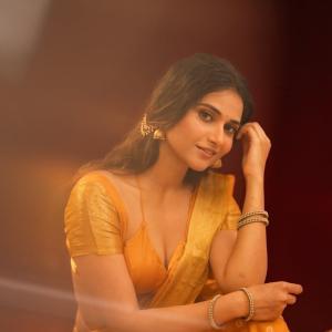 Actress Prisha Singh Looks Stunning in a Gorgeous Yellow Saree