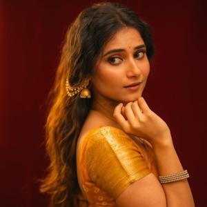 Actress Prisha Singh Looks Stunning in a Gorgeous Yellow Saree