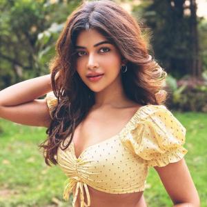 Effortless Style of Actress Srijita Ghosh in Yellow Top and Denim Look