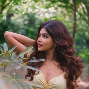 Effortless Style of Actress Srijita Ghosh in Yellow Top and Denim Look