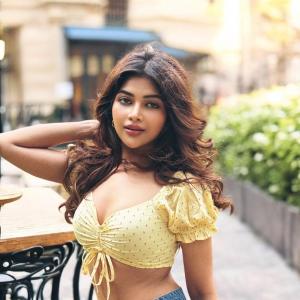 Effortless Style of Actress Srijita Ghosh in Yellow Top and Denim Look