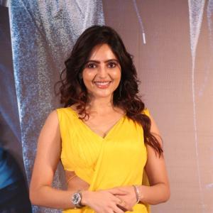 Actress  Athulya Ravi Shines Bright in Elegant Yellow Saree Appearance