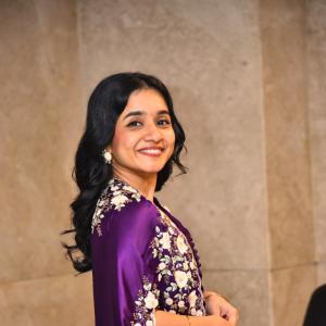 Beautiful Ethnic Fashion of Actress Hanishma in Traditional Outfit