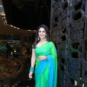 Evergreen Beauty Actress Sridevi Stuns In Green Saree