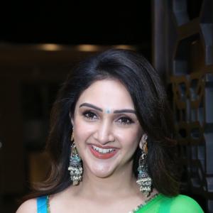 Evergreen Beauty Actress Sridevi Stuns In Green Saree