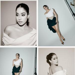 Actress Janhvi Kapoor Stunning in Modern Fashion Styling