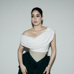 Actress Janhvi Kapoor Stunning in Modern Fashion Styling