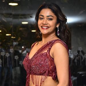 Actress Payal Radhakrishna Stuns In Glamorous Maroon Saree