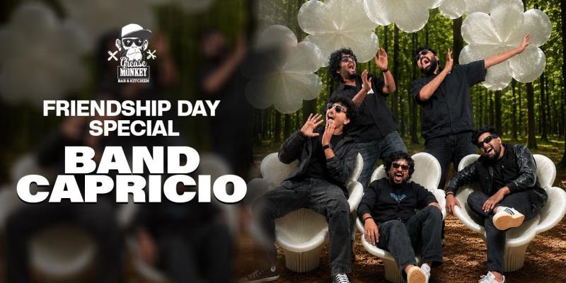 Friendship Day Special with Band Capricio at Grease Monkey Hyderabad