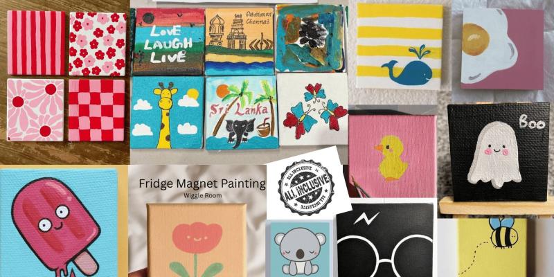 Fridge Magnet Painting Workshop - Chennai