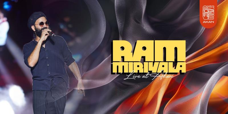 Ram Miriyala Live at Akan on Sept 4th