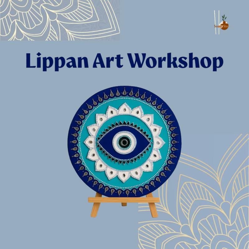 Lippan Art Workshop at Vam Coffee House  Hyderabad