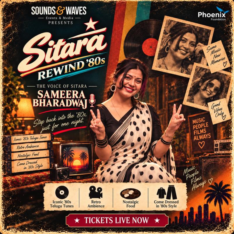 Sitara – Rewind 80s Live in Hyderabad