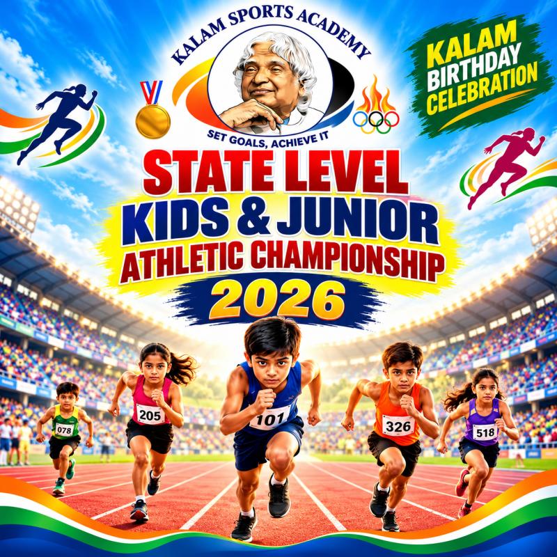 State Level Kids & Junior Athletic Championship in Chennai