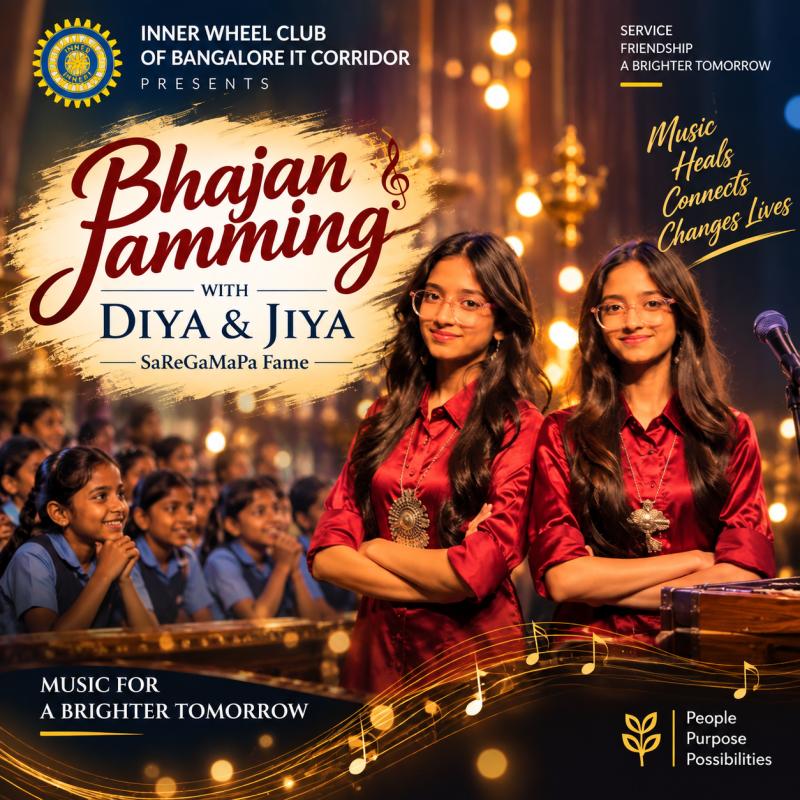 Bhajan Jamming with Diya & Jiya Live in Bengaluru