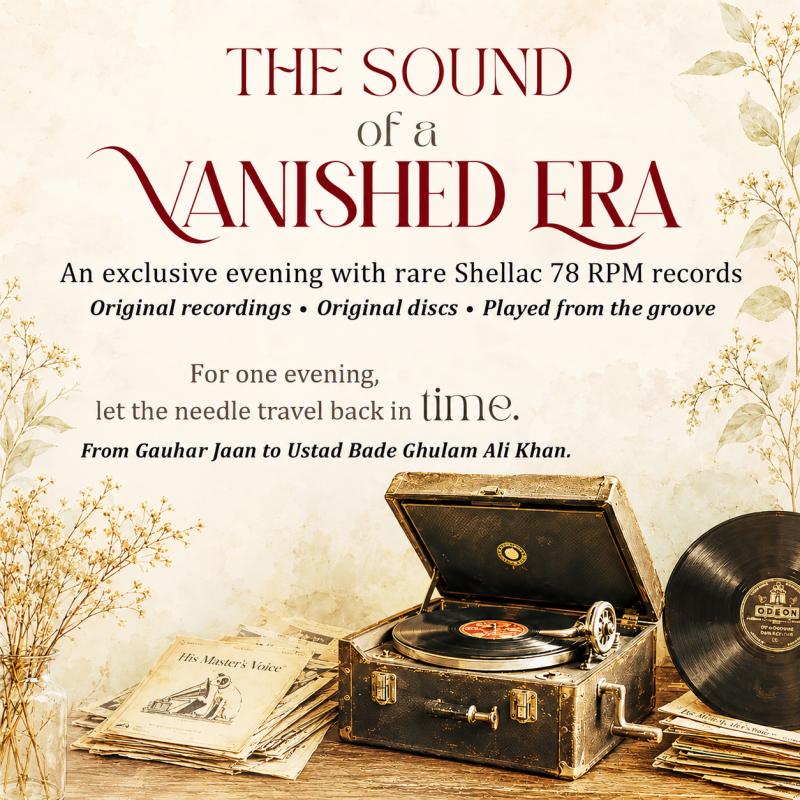The Sound of a Vanished Era at Dramads Studio, Kolkata