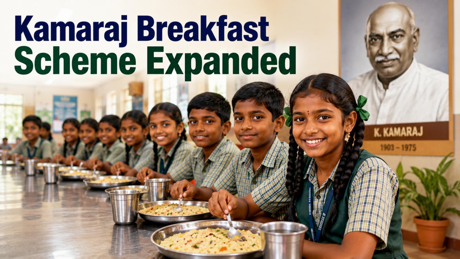 Kamaraj Breakfast Scheme Expansion 2026: Classes 6–8 Added