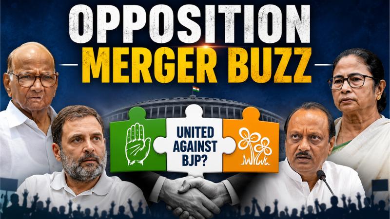 Sharad Pawar’s Congress Merger Idea Returns Amid Opposition Strain